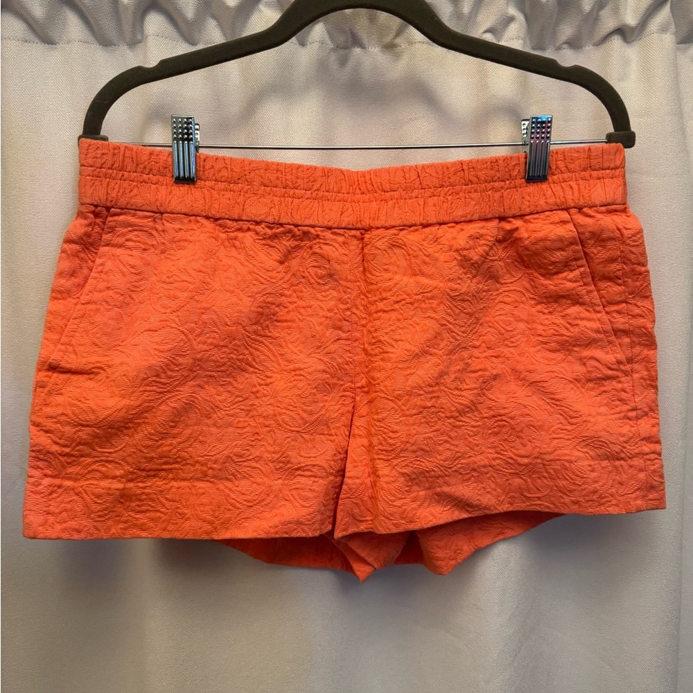 Women's Jacquard J Crew Shorts Salmon Color